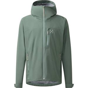 Haglöfs Мъжко водоустойчиво яке Haglöfs Ozka Proof Jacket Waterproof jacket - Chlorophyll Green - размер XXL (002-3726-0115)