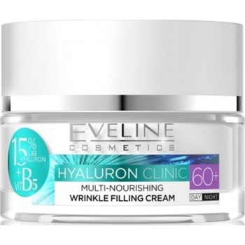 Eveline cosmetics Hyaluron Expert pleťový krém 60+ s kyselinou hyaluronovou 50 ml