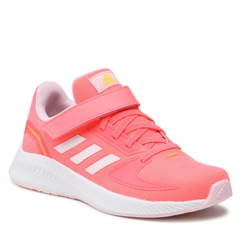Adidas Обувки Runfalcon 2.0 El K GV7754 Acid Red/Cloud White/Clear Pink