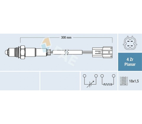 Lambda sonda FAE 77452