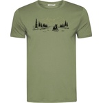 GreenBomb Мъжка тениска GreenBomb Bear River Guide T-shirt - Dark Seed (217-0560-0112)