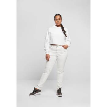 Urban Classics Дамски къс суичър в бял цвят Ladies HoodyUB-TB4356-00220 - Бял, размер 3XL