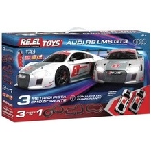 RE.EL Toys autodráha Audi R8 LMS GT3 1:43 3 metry 3 sestavy LED světla