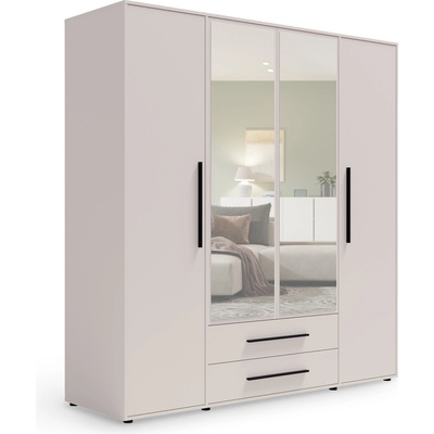 Wilsondo so zrkadlom Maxione 197 x 205 x 59 cm kašmír