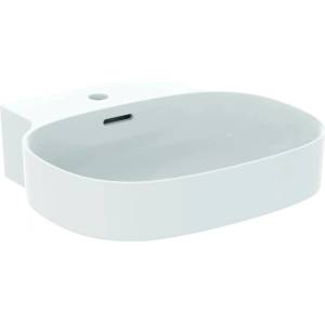 Ideal Standard Atelier Linda-X стенен умивалник 50 см матово бял с отвор за смесител и преливник (T4753V1)