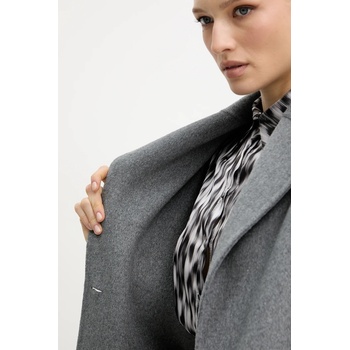 Silvian Heach Палто с вълна Silvian Heach PARASCHIV в сиво GPA25517CP (GPA25517CP)