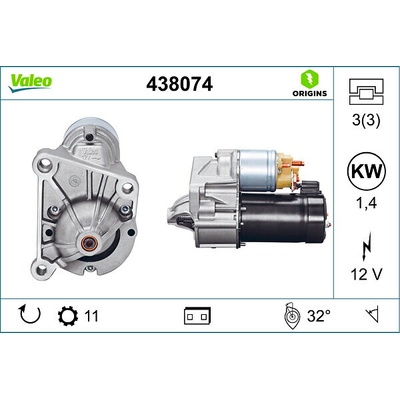 Startér VALEO 438074