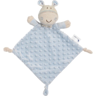 Interbaby Бебешка играчка Interbaby - Doudou за гушкане, жирафче, синьо (004-01Du)