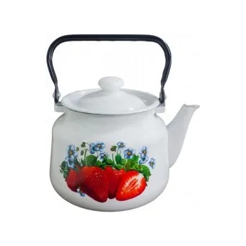 Image 1 of Horecano Емайлиран чайник 3, 5л "КЛУБНИКА" (b2713/2) h (0129376)