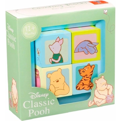 Orange Tree Toys Дървени кубчета Orange Tree Toys - Мечо Пух (OTT21261)