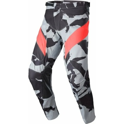 Alpinestars Racer Tactical Pants Gray/Camo/Mars Red 30 Mотокрос панталони (3721223-9228-30)