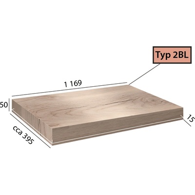 BRASED Ecoline Step 2BL 9522 Dub podzimní krémový