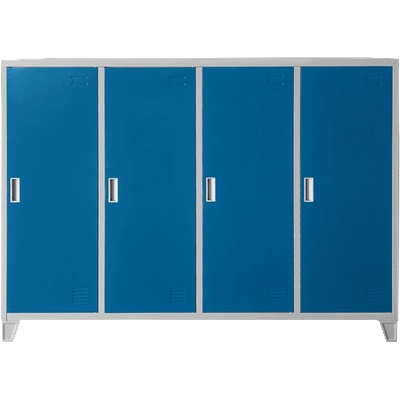 Carmen Метален шкаф Carmen CR-1605-4 JZ - Сив / син