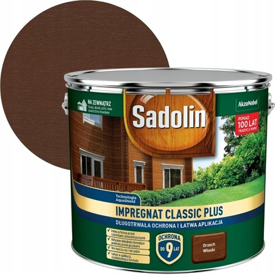 Impregnace na dřevo Sadolin 9 l ořech vlašský, pro venkovní použití