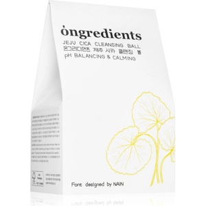Ongredients Jeju Cica Cleansing Ball почистващ сапун за лице с успокояващ ефект 110 гр