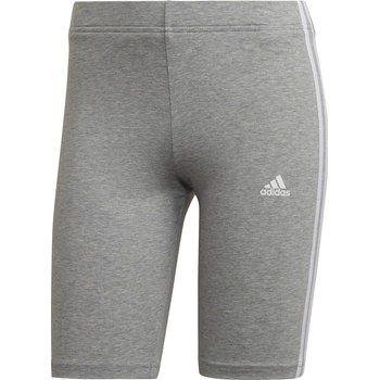 adidas Дамски къси панталони Adidas Essentials 3 Stripe Biker Shorts Womens - Grey