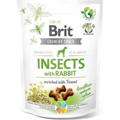 Brit Care Dog Crunchy Cracker Insect with Rabbit enriched with Fennel 200 g