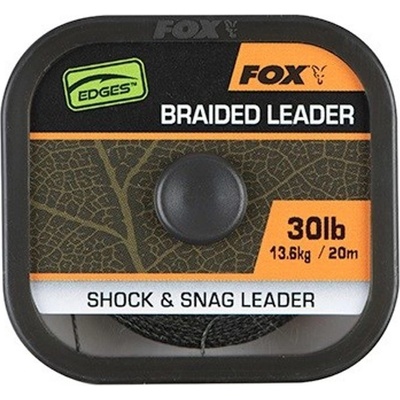 Fox návazcová šňůrka naturals braided leader 20m - 30lb