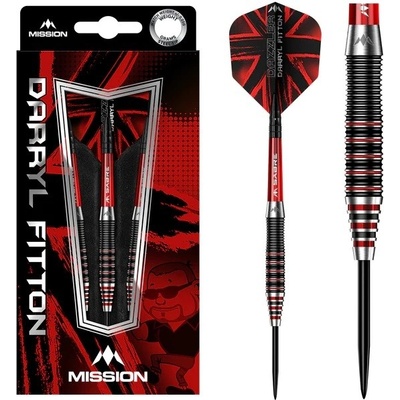 Mission Darryl Fitton Black/Red 95% 26g steel