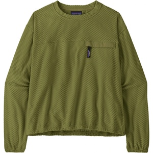 Patagonia Дамски поларен пуловер Patagonia Women's Textured Fleece Crewneck Fleece jumper - Caper Green - размер XL (105-7275-0215)