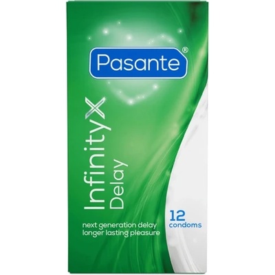 Pasante 12 бр. Задържащи презервативи Pasante Infinity X