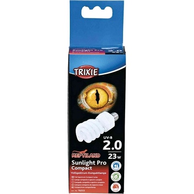 TRIXIE Sunlight Pro Compact 2.0 Compact Lamp - UV-пълноспектърна компактна лампа 23 W
