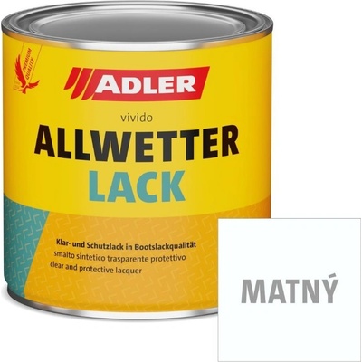 ADLER Česko Allwetterlack 0,375 l Bezbarvý mat – Zbozi.Blesk.cz