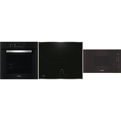 Set MIELE H 2465 B + KM 7361 FR + M 2230 SC