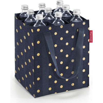 Reisenthel Bottlebag Metallic dots blue