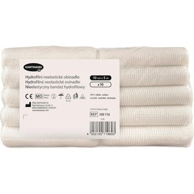 Hartmann-Rico Obinadlo hydrofilní 10 cm x 5 m 10 ks