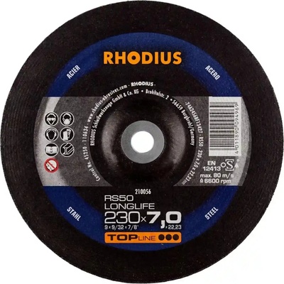 Rhodius Brúsny kotúč 230 x 7,0 x 22,23 mm 210056