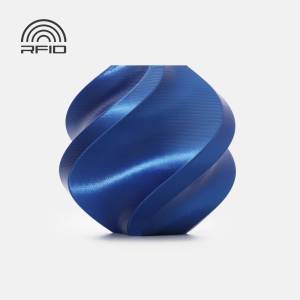 Bambu Lab PLA филамент Bambu Lab PLA Silk+, 1.75 mm, 1.0 kg, Blue 13604, Spool