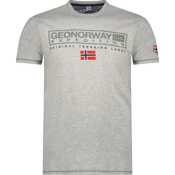 Geographical Norway tričko pánské JASIC šedá