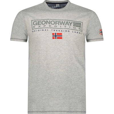Geographical Norway tričko pánské JASIC šedá