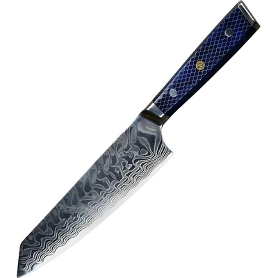 HARAHU Дамаски кухненски нож YU-37419 - Kiritsuke / Син KP37419 (YU-37419)