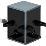 EGLO 98803 - Конектор за лампи в релсова система TP CUBE (EG98803)
