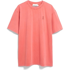Armedangels Мъжка тениска ARMEDANGELS Iconic Å Maarkos Gd T-shirt - Tabasco Red Washed - размер XL (216-8454-0214)