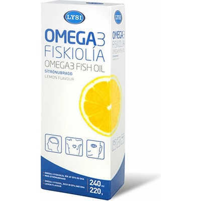 Lýsi Omega-3 rybí olej 240 ml/220 g