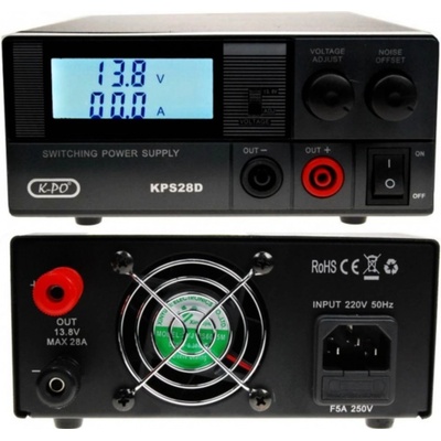 K-PO KPS 28 D – Stabilizovaný spínaný napájecí zdroj 13,8 V / 28 A