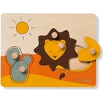Hauck Дървен пъзел Hauck - Puzzle N Sort, Lion (813052) - ozone