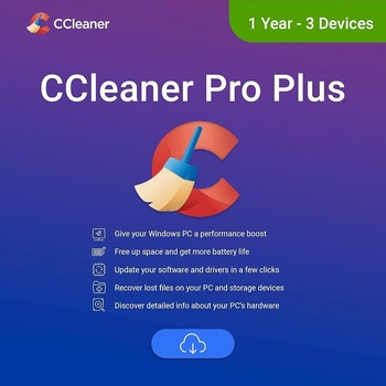 CCleaner Professional Plus 3 lic. 12 měs. (cpp.3.12m)