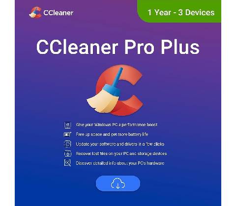 CCleaner Professional Plus 3 lic. 12 měs. (cpp.3.12m)