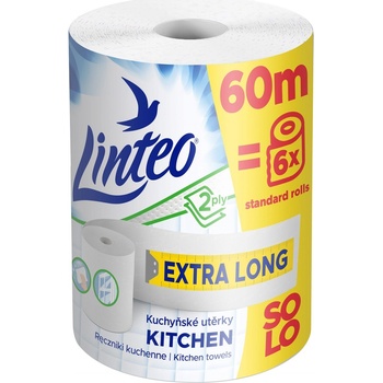 Linteo XXL 2-vrstvé bílé 60 m 1 role