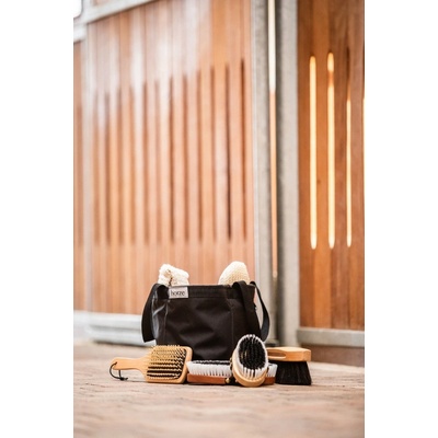 Horze Dřevěná sada na čištění Černá – Zboží Mobilmania