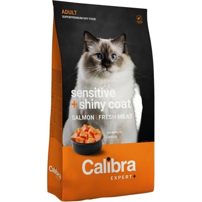 Calibra Cat EXPERT+ Adult Sensitive & Shiny coat 1,5 kg