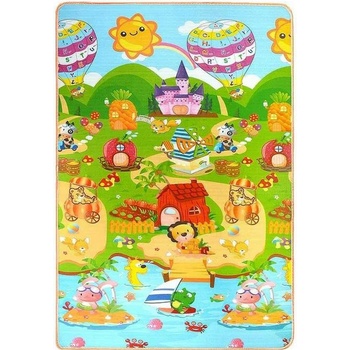 Image 1 of Двулицево детско килимче с топлоизолация 150 х 180 см