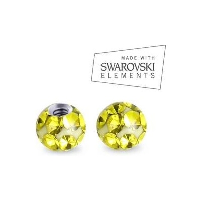 Nubis náhradní kulička s krystaly Swarovski závit ND01023-03-Y