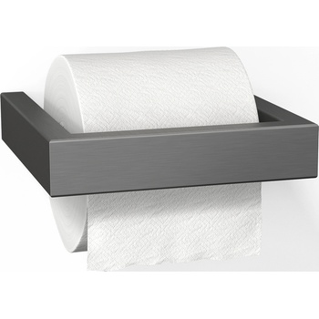 ZACK Linea Държач за тоалетна хартия 15 см, графитен, с PVD покритие (40870)