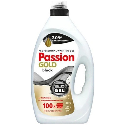 Passion Gold Black prací gel na černé a tmavé prádlo 4 l 100 PD