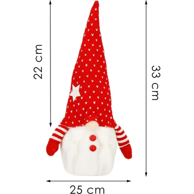 Springos CA1246 VÁNOČNÍ DEKORACE ZKRAT 34 x 17 CM